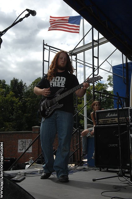 [a pillar of flames on Aug 18, 2007 at Haverhill Stadium (Haverhill, MA)]
