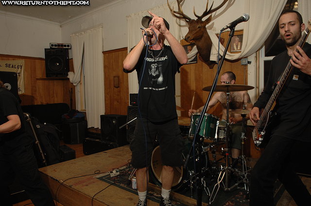 [mouth sewn shut on May 6, 2007 at Cambridge Elk's (Cambridge, MA)]